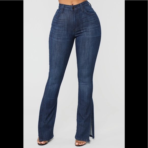 Fashion Nova Denim - Dark Denim Flare Jeans